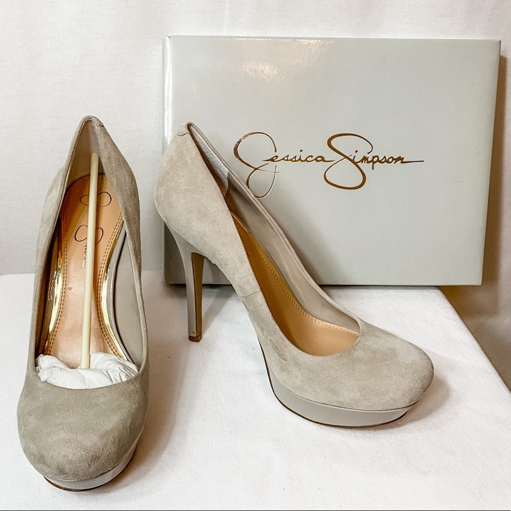 JESSICA SIMPSON - “Given” Suede Platform